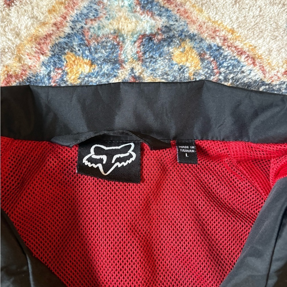 Vintage Fox Racing Spellout Light Jacket Large - Picture 3 of 6